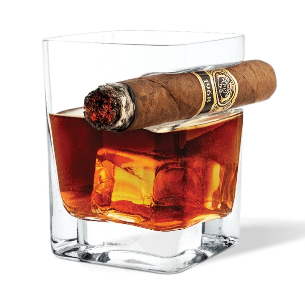 2 Corkcicle Double Old Fashioned Cigar Glasses.